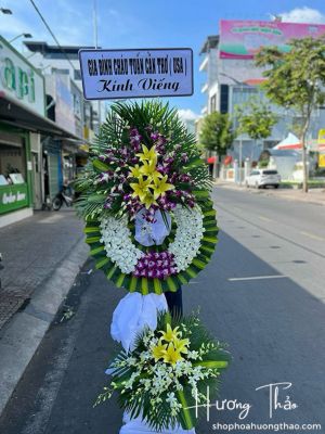 Đặt Hoa Viếng Tang Mỹ Hào Giá Hợp Lý Uy Tín  